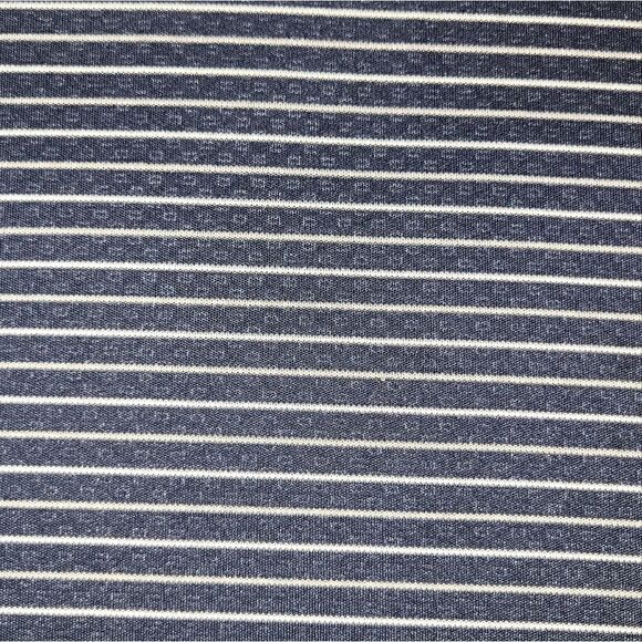 Greg Norman for Tasso Elba Mens Golf Polo Shirt Navy Blue White Play Dry L - Picture 4 of 8